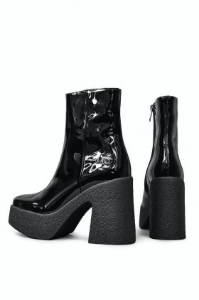 Altercore Botine Mazikeen femei, culoarea negru, cu toc drept