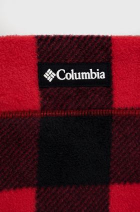 Columbia fular împletit CSC II Fleece Gaiter culoarea roșu, material uni 1911141