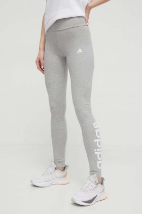 adidas colanți GL0638 femei, culoarea gri, melanj GL0638