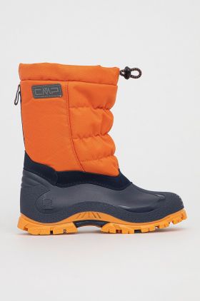 CMP cizme de iarna copii KIDS HANKI 2.0 SNOW BOOTS culoarea portocaliu