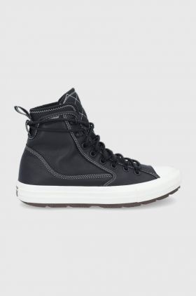 Converse teniși de piele culoarea negru 168863C.BLACK-BLACK