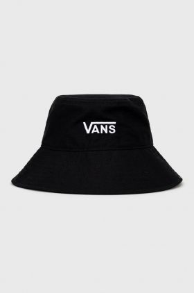 Vans pălărie culoarea negru, bumbac VN0A5GRGY281-blck.wht