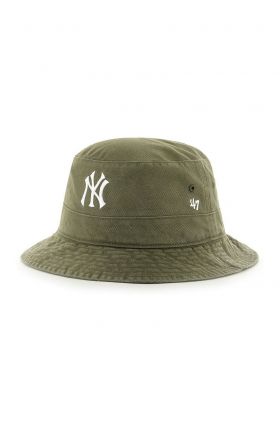 47brand pălărie MLB New York Yankees culoarea verde, bumbac