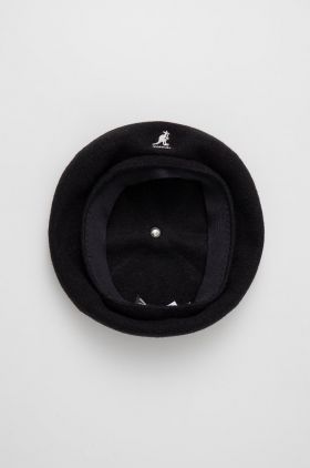 Kangol beretă culoarea negru, de lână K3107ST.BK001-BK001