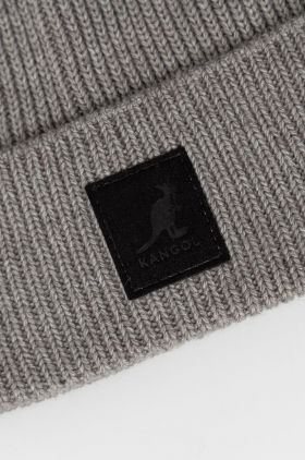 Kangol căciulă culoarea gri, din tesatura unia K3020ST.LF069-LF069