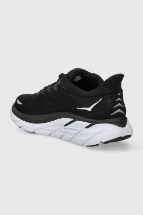 Hoka One One pantofi de antrenament CLIFTON 8 culoarea negru, cu toc plat, 1119394 1119394-AEBL