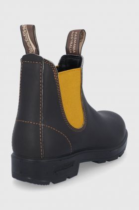 Blundstone Ghete Chelsea de piele 1919 femei, culoarea negru, cu toc plat
