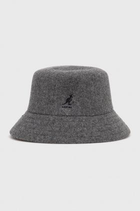 Kangol pălărie de lână culoarea gri, de lână K3191ST.FL034-FL034