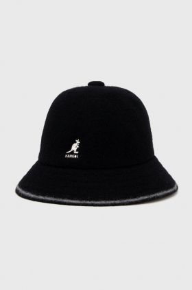 Kangol pălărie de lână culoarea negru, de lână K3181ST.BO013-BO013