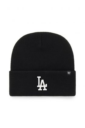 47brand căciulă MLB Los Angeles Dodgers culoarea negru