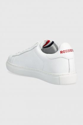 Rossignol sneakers culoarea alb, cu toc plat