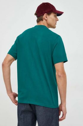 Samsoe Samsoe tricou din bumbac culoarea verde, neted