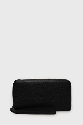 Armani Exchange Portofel femei, culoarea negru