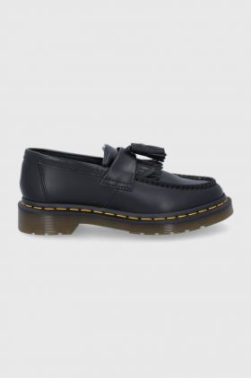 Dr. Martens mocasini de piele culoarea negru 22209001-Black.Smoo