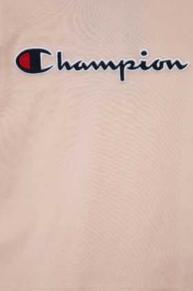 Champion Longsleeve din bumbac pentru copii 404233 culoarea roz