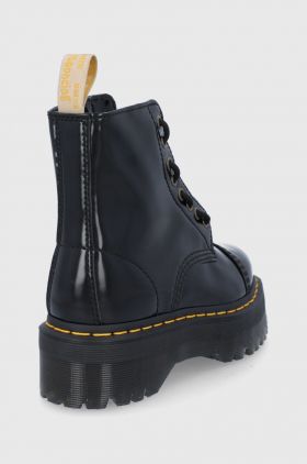 Dr. Martens bocanci Vegan Sinclair femei, culoarea negru, cu platformă 26410001-Black.Oxfo