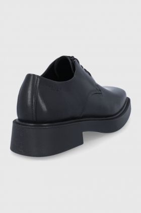 Vagabond Shoemakers Pantofi de piele femei, culoarea negru, cu platformă