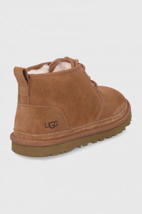 UGG Pantofi de piele întoarsă Neumel bărbați, culoarea maro