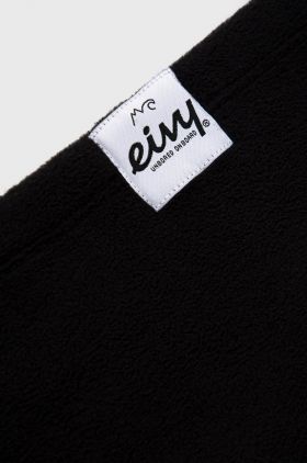 Eivy Fular împletit femei, culoarea negru, material neted