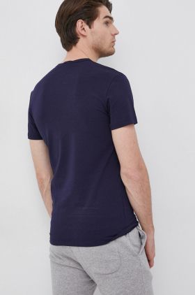 Versace tricou bărbați, culoarea alb, uni