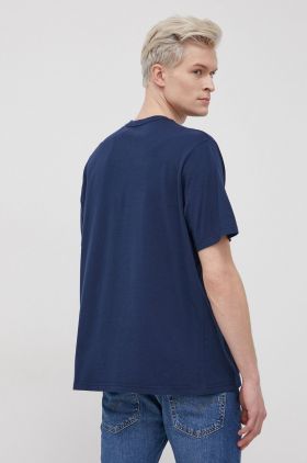 Levi's tricou din bumbac culoarea bleumarin, cu imprimeu 16143.0393-Blues