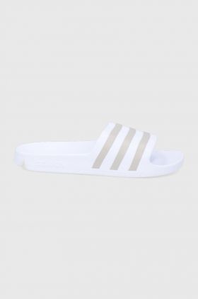 adidas papuci EF1730 bărbați, culoarea alb EF1730