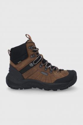 Keen Pantofi Revel IV Mid Polar bărbați, culoarea maro