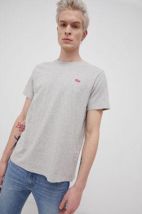 Levi's tricou din bumbac culoarea gri, melanj 56605.0130-Neutrals