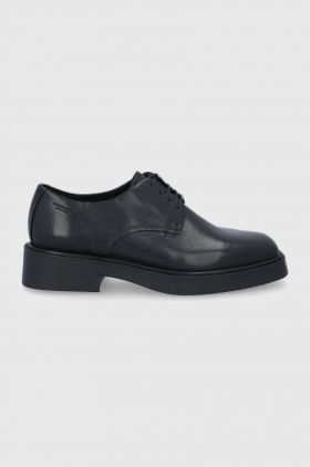 Vagabond Shoemakers Pantofi de piele femei, culoarea negru, cu platformă