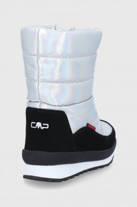 CMP cizme de iarna copii KIDS RAE SNOW BOOTS WP culoarea argintiu