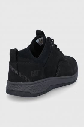 Caterpillar Pantofi de piele întoarsă Titus culoarea negru