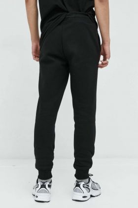 47brand Pantaloni culoarea negru, cu imprimeu