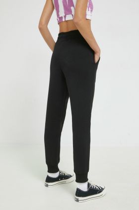 47brand Pantaloni culoarea negru, cu imprimeu