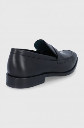 PS Paul Smith Mocasini de piele Rossi bărbați, culoarea negru