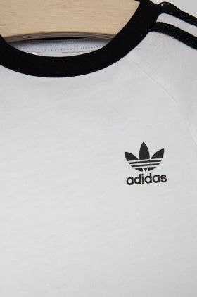 Adidas Originals Tricou de bumbac pentru copii DV2824 culoarea alb, cu imprimeu