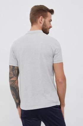 Pepe Jeans Tricou Polo Vincent culoarea gri, melanj