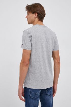 Pepe Jeans Tricou Original Basic 3 culoarea gri, melanj