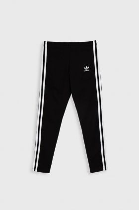 Adidas Originals Leggins copii HD2025 culoarea negru, cu imprimeu