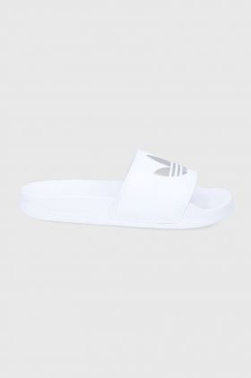 adidas Originals papuci Adilette Lite W GZ6197 femei, culoarea alb GZ6197-FTWWHT