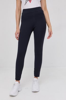 Spanx Colanți femei, culoarea albastru marin, material neted