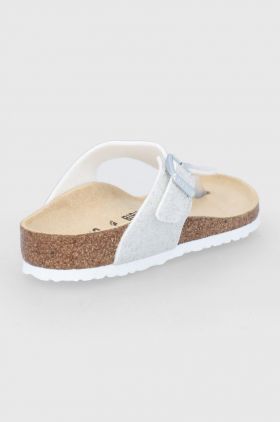 Birkenstock slapi copii culoarea argintiu