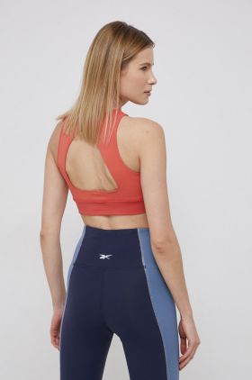 Reebok top de antrenament H56395 culoarea portocaliu