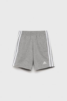 Adidas Performance Pantaloni scurți copii HF1901 culoarea gri, talie reglabila