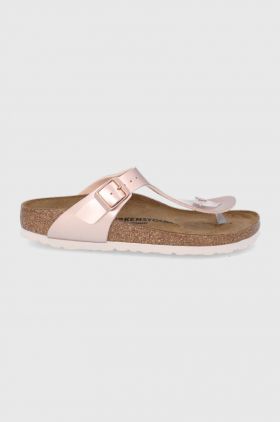 Birkenstock slapi copii culoarea auriu