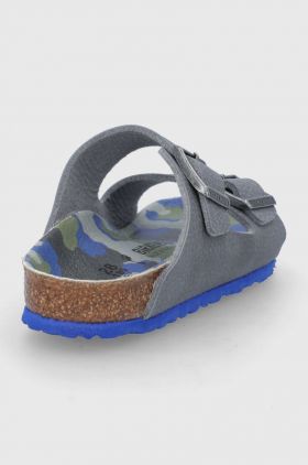 Birkenstock slapi copii culoarea gri