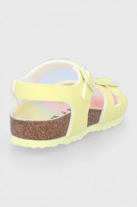 Birkenstock sandale copii culoarea galben