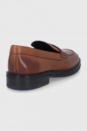 Joop! mocasini de piele Kleitos barbati, culoarea maro, 4140005313