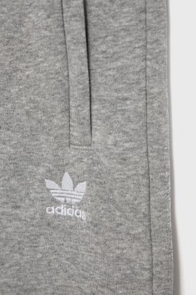 adidas Originals pantaloni scurti copii HD2062 culoarea gri, melanj, talie reglabila