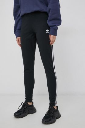 adidas Originals colanți HD2350 femei, culoarea negru, uni HD2350-BLACK