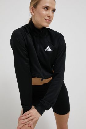 adidas Performance bluza HA7609 femei, culoarea negru, neted